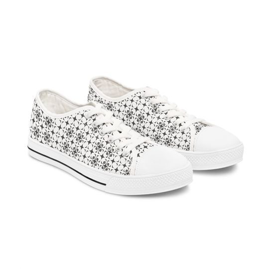 Discover Tiny Flowers Women's Low Top Sneakers