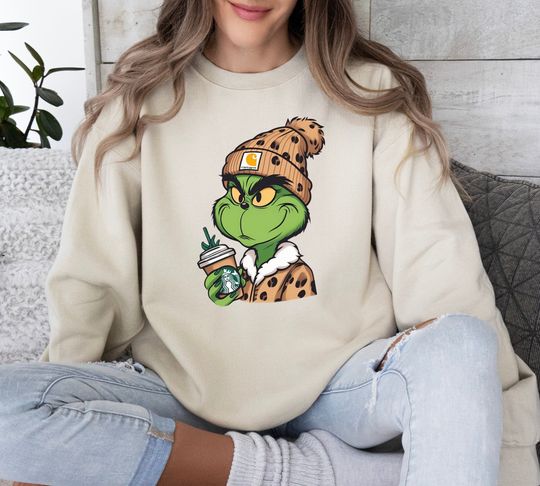 Discover Boujee funny character Sweatshirt, funny character Leopard Sweatshirt