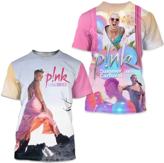 Discover Pink Summer Tour 2023 3D Tshirt