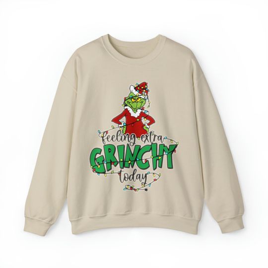 Discover Feeling Extra Grin Unisex Heavy Blend Crewneck Sweatshirt