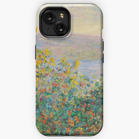 Discover Flower Beds at Vetheuil iPhone Case