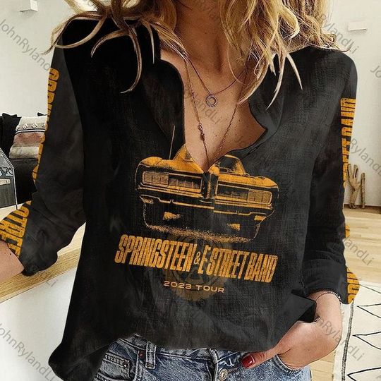 Discover Bruce Springsteen Women Casual Shirt, Bruce Springsteen Shirt