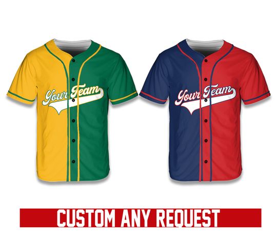 Discover Custom Dual Baseball Team Jersey