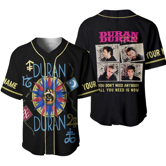 Discover Duran Duran Baseball Jersey