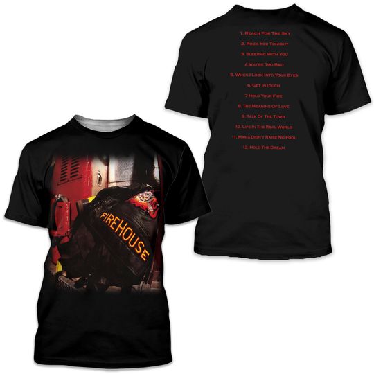 Discover FireHouse Music 3D Tshirt
