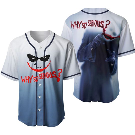 Discover Joker Why So Serious Baseball Jersey