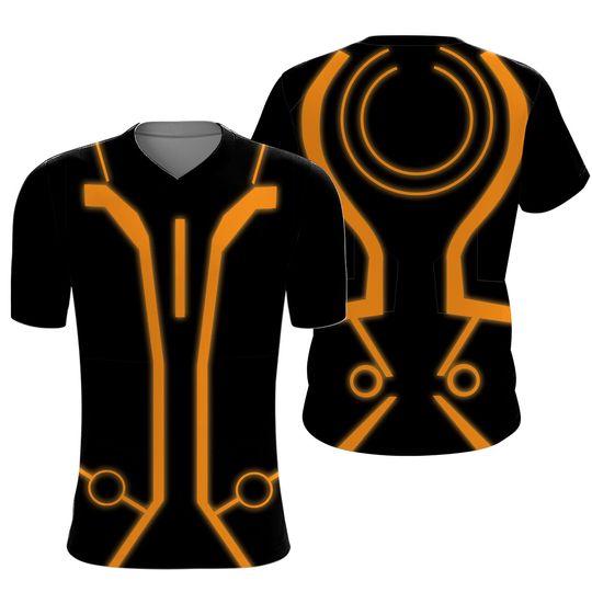 Discover Men's Orange Tron Legacy Inspired Shirt