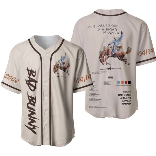 Discover Personalized Bad Bunny New Album Baseball Jersey