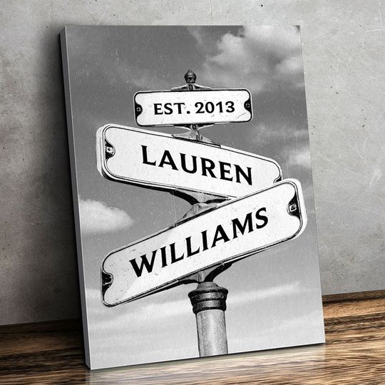 Discover Always Beside You - Couple Personalized Custom Vertical Canvas - Gift For Husband Wife, Anniversary