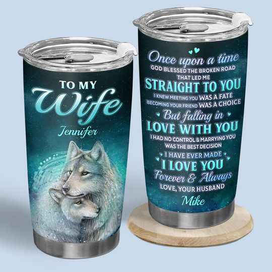 Discover Meeting You Was A Fate To My Wife Marriaged Couples Personalized Tumbler