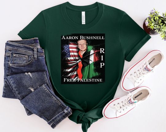 Discover Rip Aaron Bushnell Free Palestine Shirt, Liberation Shirt