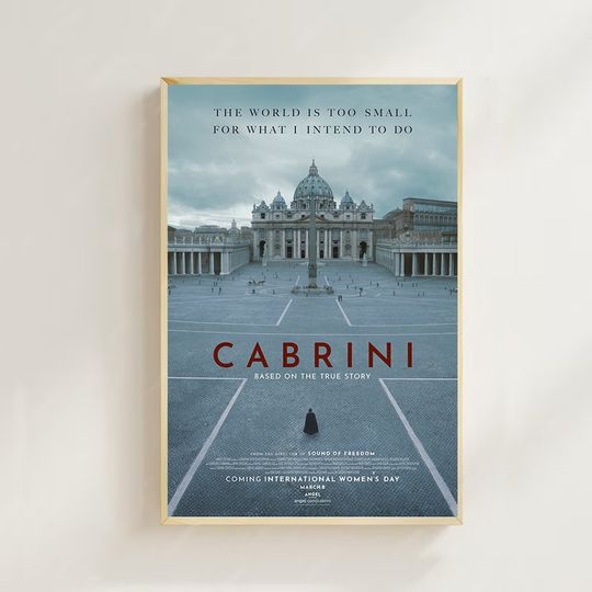 Discover Cabrini (2024) Movie Poster, Home Decor, Vintage Movie Poster
