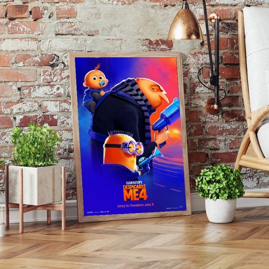 Discover Poster For Despicable Me 4 Movie Poster