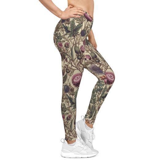 Discover Witchcore Floral Wildflower Leggings