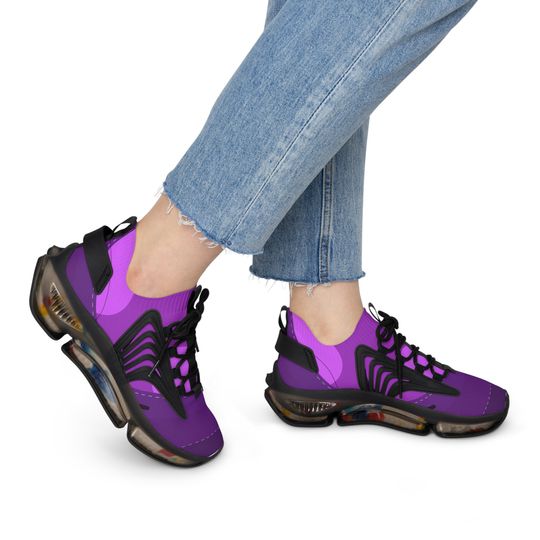 Discover 90s Pattern Women's Mesh Sneakers, Gift For Her