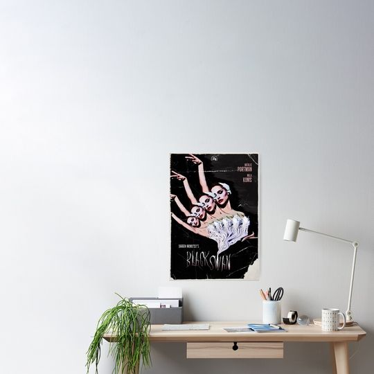 Discover "Black Swan" Vintage Movie Classic Semi-Glossy Paper Poster