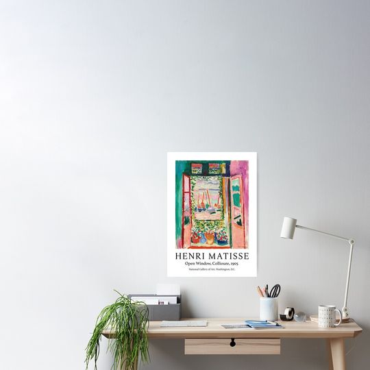 Discover Henri Matisse Open Window Classic Semi-Glossy Paper Poster