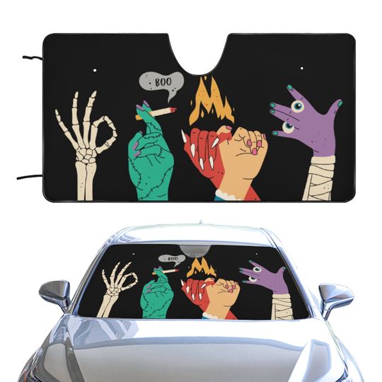 Discover Fun gesture windscreen sunshade
