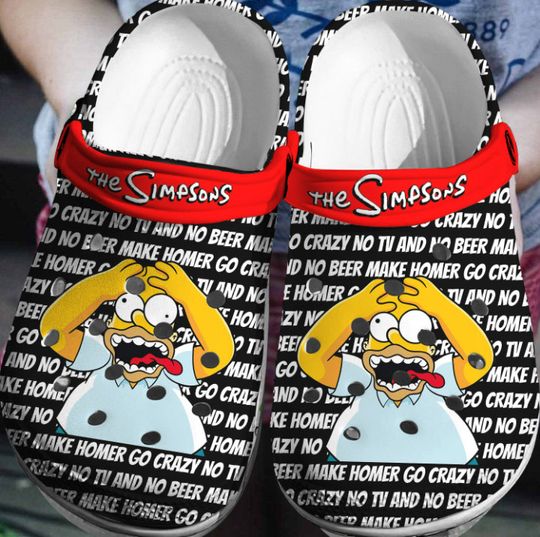 Discover Funny The Simpsons Cartoon TV Series Clogs, The Simpsons Clogs