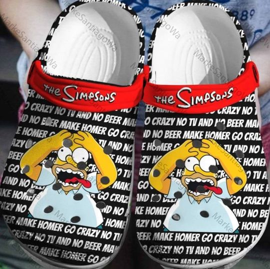 Discover Funny The Simpsons Cartoon TV Series Shoes, The Simpsons Sandals