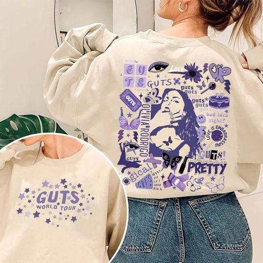 Discover Olivia Rodrigo Guts Tour 2024 Sweatshirt