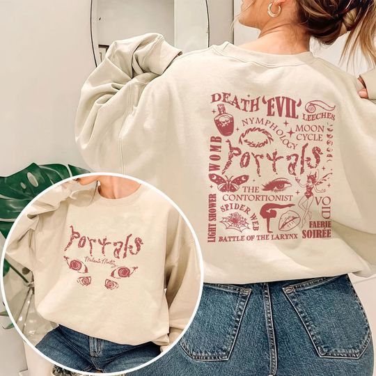 Discover Melanie Portals Tour 2024 Sweatshirt, Portals Album Sweatshirt