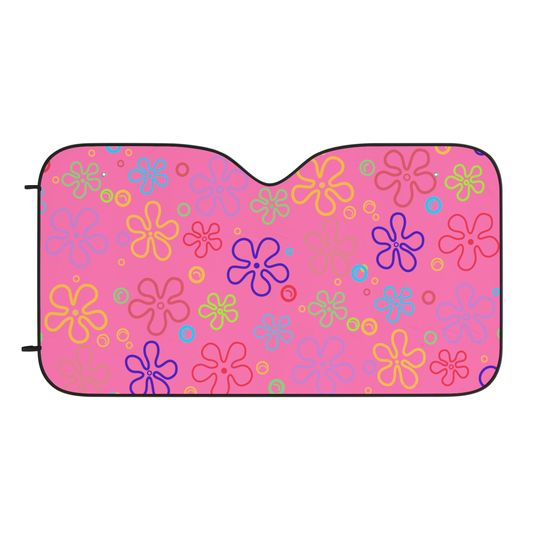 Discover Pink Under The Sea Sponge Car Sun Shades, Car Decor