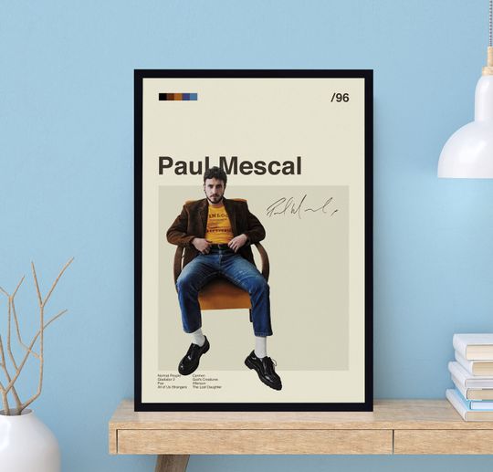 Discover Vintage Paul Mescal Poster