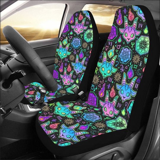 Discover Pastel Gothic Satanic Goat Car Seat Covers