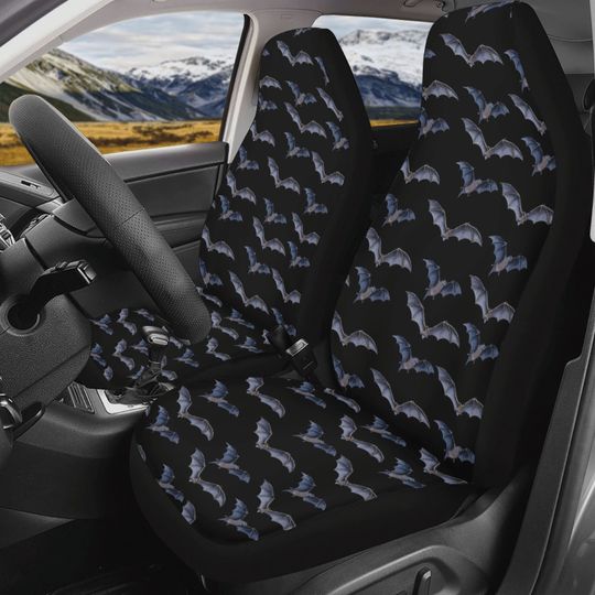 Discover Black Bats Gothic Car Seat Covers