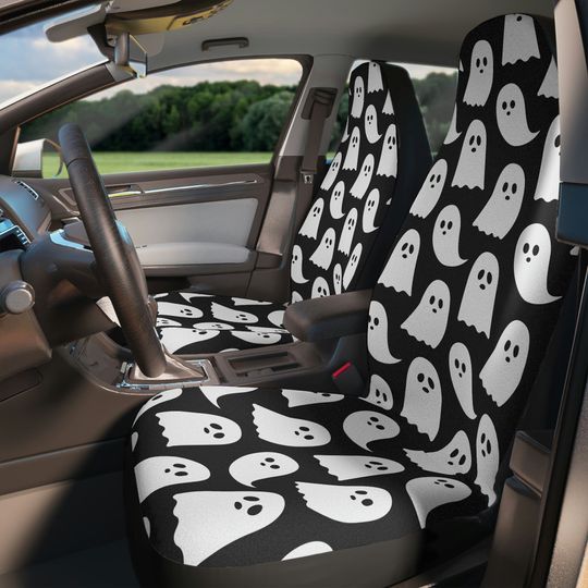 Discover Spooky Ghosts Gothic Car Seat Covers