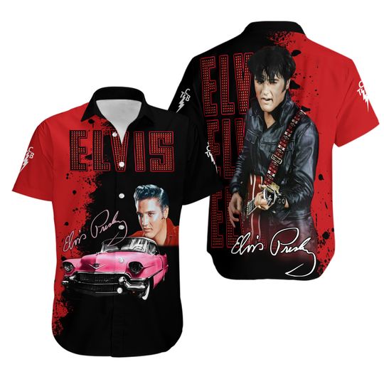 Discover Elvis Presley King Of Rock And Roll Hawaii Shirt