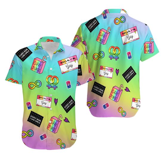 Discover Lgbt Summer Vacation Hawaiian Shirt