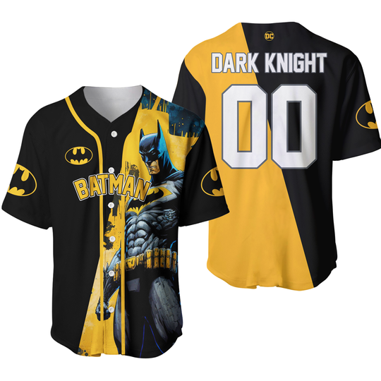 Discover Personalized The Batman The Dark Knight Baseball Jersey