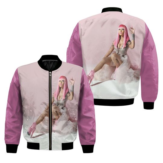 Discover Nicki Minaj Light Weight Bomber Jacket