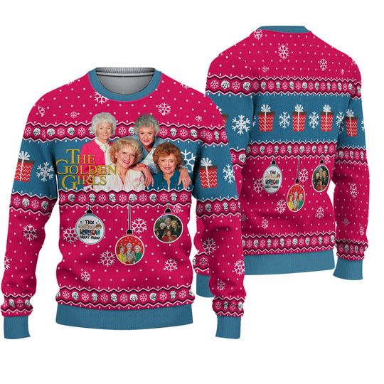 Discover The Stay Golden Ugly Christmas Sweater