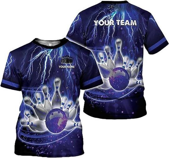 Discover Personalized Name Bowling Shirts for Men and Women 3D, Bowling Shirts