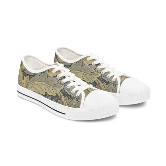 Discover William Morris Acanthus Design Women's Low Top Sneakers