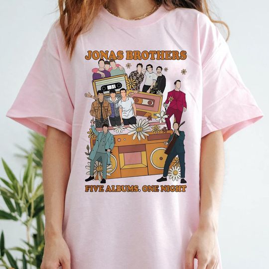 Discover Jonas Brother Shirt, Vintage Music Albums Shirt, Jonas Brothers Tour Shirt