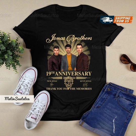 Discover 19th Anniversary Jonas Brothers Shirt