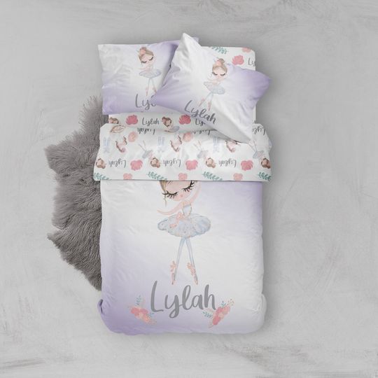 Discover Ballerina Personalized Bedding Set