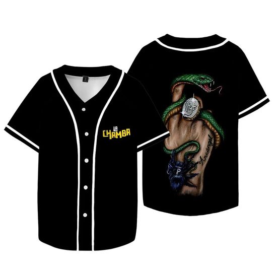 Discover Peso Pluma Arcangel  La Chamba Album Baseball Jersey