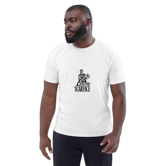 Discover Scar Face - Unisex organic cotton t-shirt