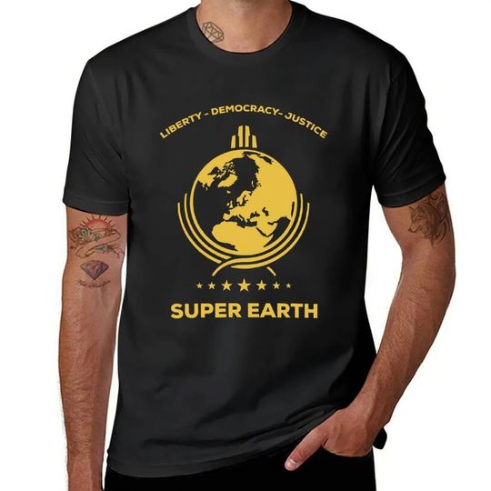Discover Super Earth Diving Into Hell T Shirt
