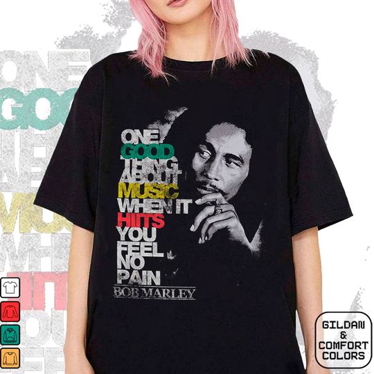 Discover Bob Marley Quote T-Shirt - Inspirational Music Apparel