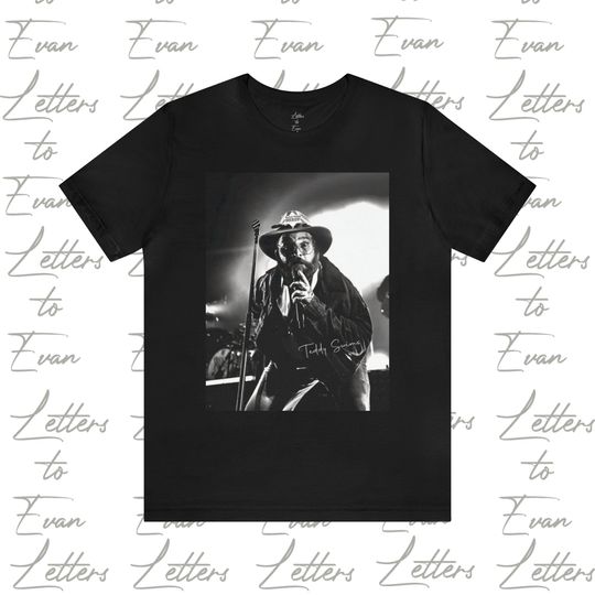Discover Teddy Swims Wearing Sheriffs Hat On Stage With Signature T-Shirt