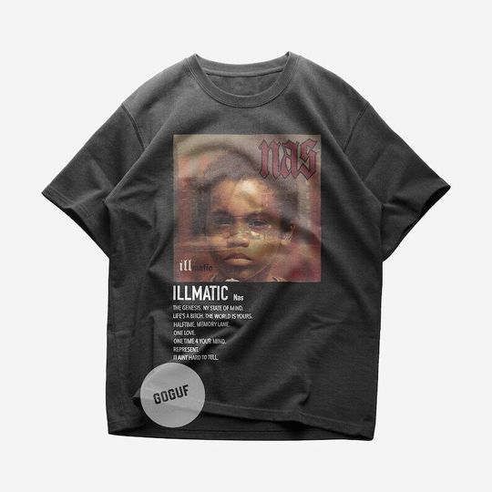 Discover Nas Illmatic Album Vintage Music T Shirt