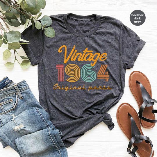 Discover 60th Birthday Shirt, Vintage T Shirt, Vintage 1964 T Shirt