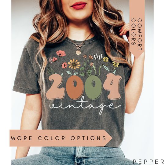Discover 20th Birthday Shirt, Vintage 2004 Shirt, 20th Birthday Gift