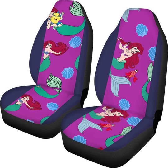 Discover Little Mermaid print car Seat Covers